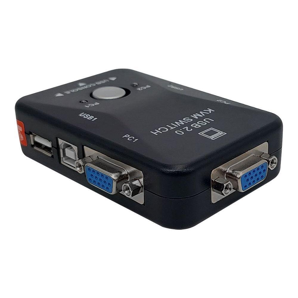 Switch Kvm (chaveador) Gv Brasil, 2x Portas Vga, 2x Portas Usb, Plug And Play - Kvm.02p - 3