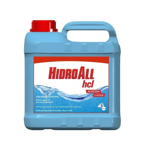 Algicida de Choque Hcl 5 Litros Hidroall