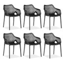 Ver imagem 1 de Kit 6 Cadeira Suits para Mesa de Jantar Cozinha Area Gourmet