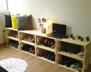 Ver imagem 6 de Caixote de Madeira Organizador Modular Quadrado Grande