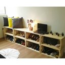 Ver imagem 6 de Caixote de Madeira Organizador Modular Quadrado Grande