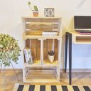 Ver imagem 4 de Caixote de Madeira Organizador Modular Quadrado Grande