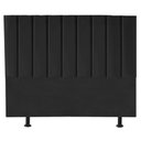 Ver imagem 1 de Cabeceira Cama Box King Estofada Carla 195cm Suede:preto