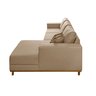 Sofá Cronos 03 Metros Chaise Lado Direito Meu Sofá Online - 4