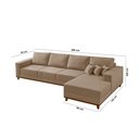 Ver imagem 7 de Sofá Cronos 03 Metros Chaise Lado Direito Meu Sofá Online