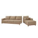 Ver imagem 3 de Sofá Cronos 03 Metros Chaise Lado Direito Meu Sofá Online