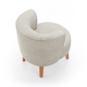 Ver imagem 6 de Conjunto 3 Cadeiras Estofada para Sala de Espera Comercial Elegante Reforçado Pés de Madeira