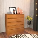 Ver imagem 2 de Cômoda Premium 5 Gavetas Tcil Móveis:cinamomo