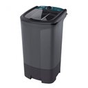 Ver imagem 6 de Lavadora De Roupas Arno 10kg Eco 400w Ml81 Cinza Verde 220v