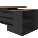 Ver imagem 4 de Conjunto Escritório: Mesa Presidente 6362 + Balcão 6177