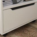 Ver imagem 5 de Balcao Gabinete 60 Cm 1 Gaveta e 4 Rodizios Bn3647 Branco Tecno Mobili