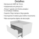 Ver imagem 3 de Balcao Gabinete 60 Cm 1 Gaveta e 4 Rodizios Bn3647 Branco Tecno Mobili