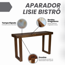 Aparador Bistrô 180cm em Madeira Maciça Lisie  - 5