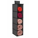 Ver imagem 2 de Prateleira Vertical Porta Sapateira Organizador Guarda Roupa Closet Armario Multiuso 5 Divisorias