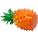 Ver imagem 2 de Kit 3 Abacaxi Tropical Isopor Fruta Artificial Enfeite 23cm