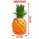 Ver imagem 4 de Kit 3 Abacaxi Tropical Isopor Fruta Artificial Enfeite 23cm