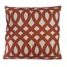 Capa Almofada Linho Arabesco Terracota 45x45 - 1