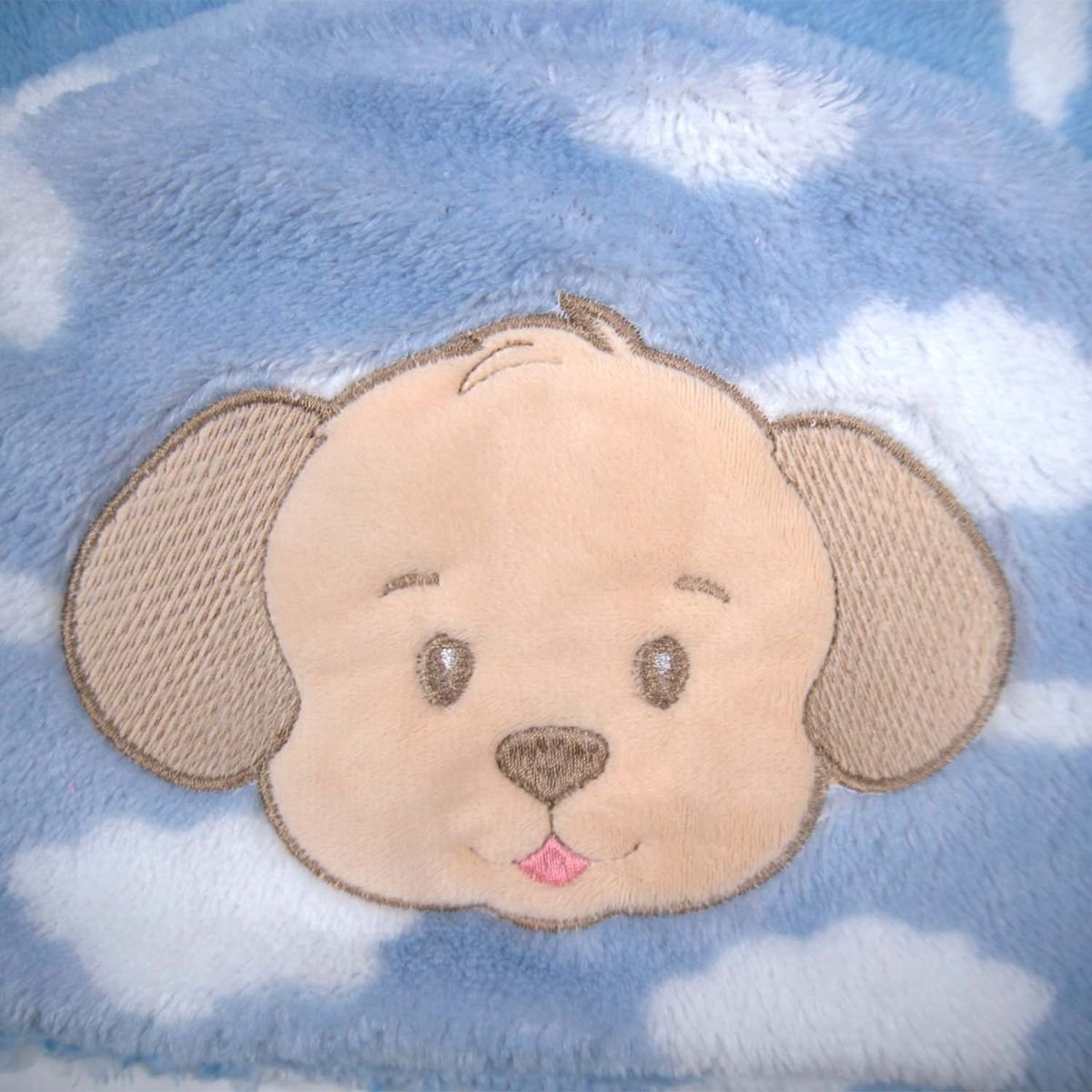Manta Soft Bebe Microfibra Baby Joy: Nuvem Azul - 3