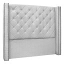 Ver imagem 1 de Cabeceira Estofada Egito Spz 184cm Casal Linho - Adj Decor