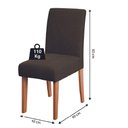 Ver imagem 2 de Conjunto de Mesa de Jantar Miami 1,60m com 6 Cadeiras Trieste Dobuê – Madeirado/chocolate