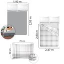 Ver imagem 4 de Jogo de Cama King Size 180 Fios Nova América - Augusto (7848)