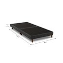 Ver imagem 3 de Base Sommier Solteiro Kappesberg Lótus Bouclé Chumbo 88cm x 188cm