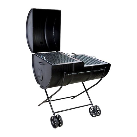 Churrasqueira Brasão Mista 200L Grelha Carrinho 100x80x55cm Ouro Minas