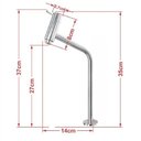 Ver mais imagens de Cuba de Vidro 42cm Champanhe + Valvula + Torneira Cromada