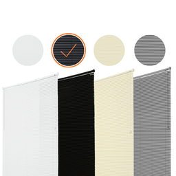 Persiana Pvc 25mm 120x130 - Perfeita para Controle de Luz - Preta - 2