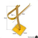 Ver imagem 4 de Toalheiro para Banheiro Porta Toalha Lavabo Bancada Dourado