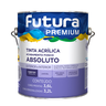 Tinta Futura Premium Lavável Fosco Absoluto 1 Tons Suaves 3,2l Boa Sorte - Peg Tintas - 1