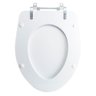Tampa Vaso Sanitário Poliester Acrilico Absolute Branco para Bacia Ideal Standard - 5