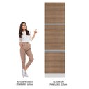 Ver imagem 5 de Paneleiro Madesa Glamy 60 cm 3 Portas Branco/Rustic Cor:Branco/Rustic