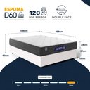Ver imagem 3 de Cama Box com Colchão Gazin de Espuma D28 Double Face Force Up Casal 138cm