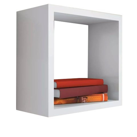 NICHO DECORATIVO TROVARELLI 50X50X20 CM BRANCO