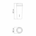 Ver imagem 6 de Copo Térmico Tramontina 460ml Inox com Bocal 360° Garrafa Café Quente Frio
