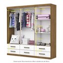 Ver imagem 5 de Guarda Roupa Infantil Ariel 6 Portas 6 Gavetas