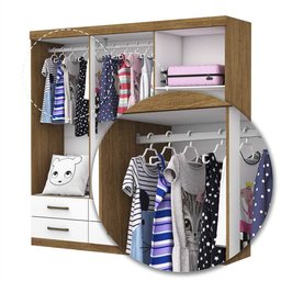 Guarda Roupa Infantil Ariel 6 Portas 6 Gavetas - 6