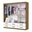 Ver imagem 4 de Guarda Roupa Infantil Ariel 6 Portas 6 Gavetas