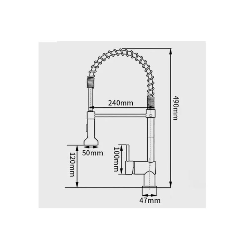 Kit Cuba Aço Inox Gourmet Quadrada Cozinha e Torneira Flexivel Dourada Brinovar - 10