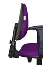 Ver imagem 3 de Cadeira Giratoria Zeus Executiva Back System - Couro Sintetico Corano - Roxo