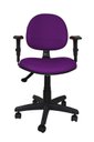 Ver imagem 2 de Cadeira Giratoria Zeus Executiva Back System - Couro Sintetico Corano - Roxo