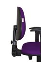Ver imagem 4 de Cadeira Giratoria Zeus Executiva Back System - Couro Sintetico Corano - Roxo
