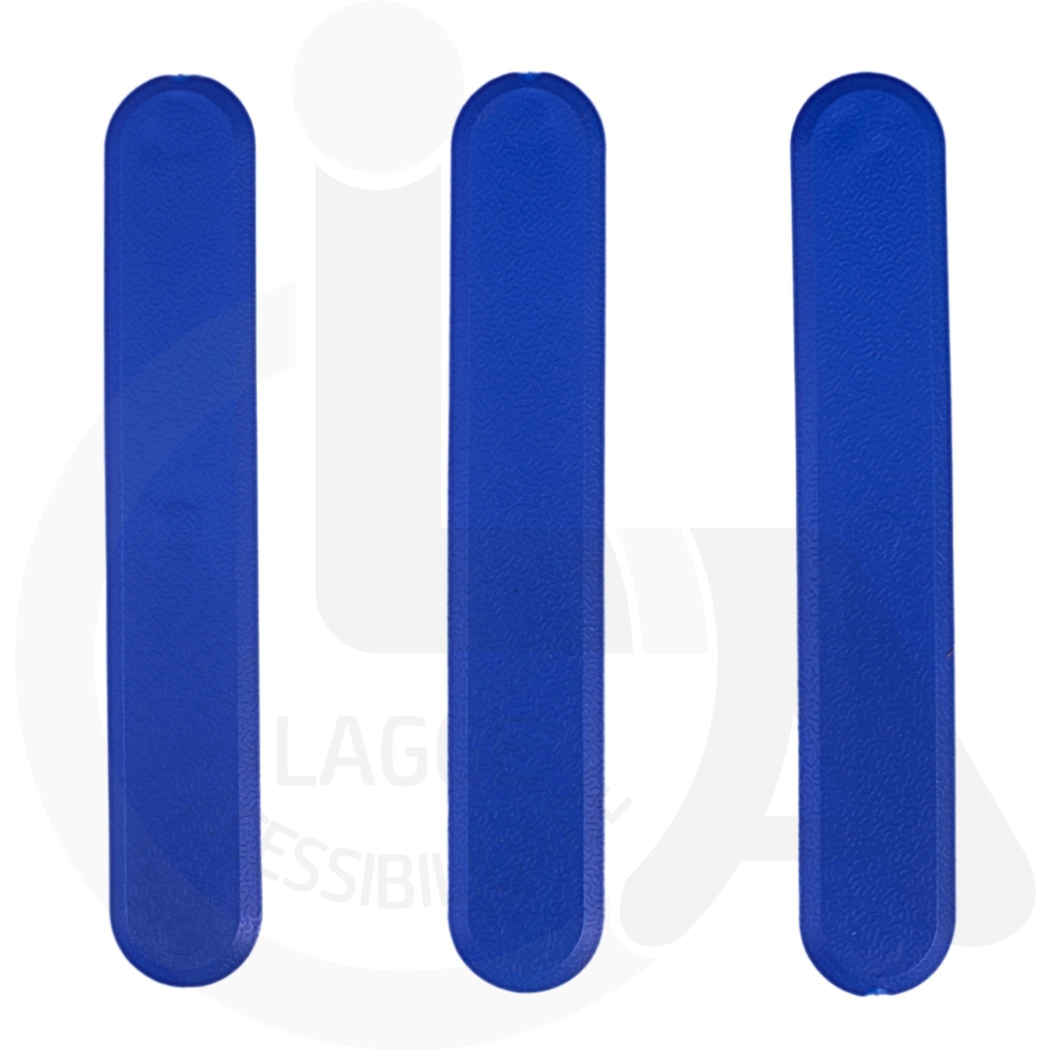 Elemento Tátil Direcional Pvc Adesivado Azul - 4