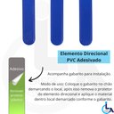 Ver imagem 3 de Elemento Tátil Direcional Pvc Adesivado Azul