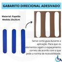 Ver imagem 5 de Elemento Tátil Direcional Pvc Adesivado Azul