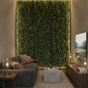Ver imagem 2 de 14 Quadros Artificiais Samambaia Decorativo para Parede Verde Jardim Vertical Folhagem Realista