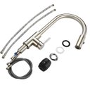 Ver imagem 5 de Torneira de Cozinha Gourmet com Bica Extensível Bancada e Jato Ducha Inox