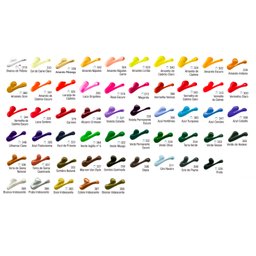 KIT 6 TINTAS ACRÍLICAS ACRYLIC COLORS ACRILEX 20ml PARA TELA Acrílica - 2