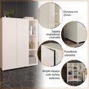 Ver imagem 4 de Conjunto de Escritório Office 3 Peças Mesa Gaveteiro Armário Oslo